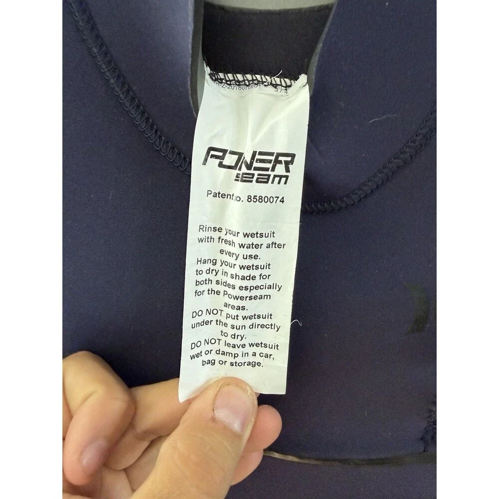 Hurley Advantage Max 4/3mm Zip Free Full Wetsuit XS Power Seam NWT